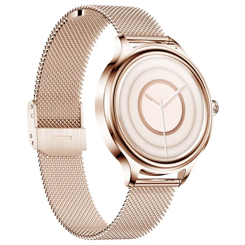 KUMI K3 Smartwatch for Women 1.09'' HD Color Screen Gold