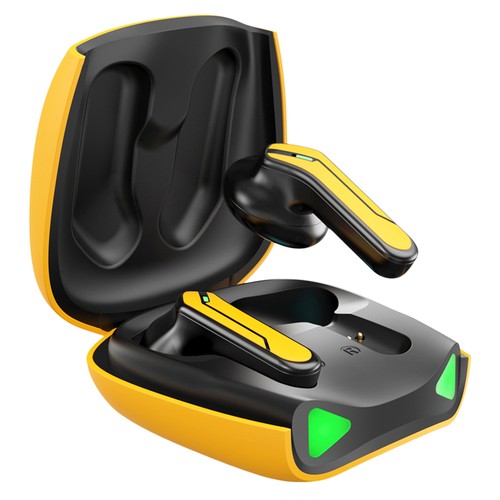 Kumi.O KUMI X2 Pro TWS Bluetooth 5.1 Gaming Earphone Yellow
