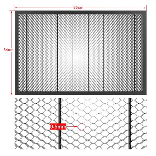 NEJE H8554 Honeycomb Panels 540 x 850 mm Laser Bed, Laser Honeycomb Arbetsbord för NEJE MAX lasergravör och skärare