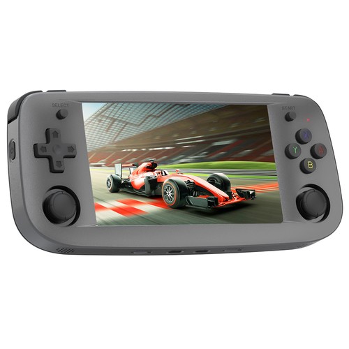 ANBERNIC RG503 Bärbar Spelkonsol 16+64GB 4,95'' OLED-skärm 4000 Spel Retro WiFi Bluetooth Linux System - Svart