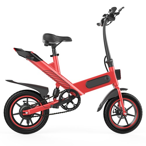 Dohiker Y-1 10Ah 36V 350W 14 Inches Moped Electric Bike Red