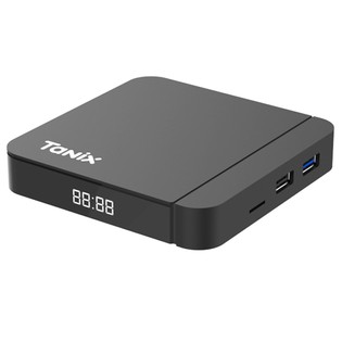 TANIX W2 TV BOX Android 11 Amlogic S905W2 Quad Core ARM Cortex A53 2GB DDR4 RAM 16GB ROM 2.4G+5G WiFi BT 4K - EU Plug