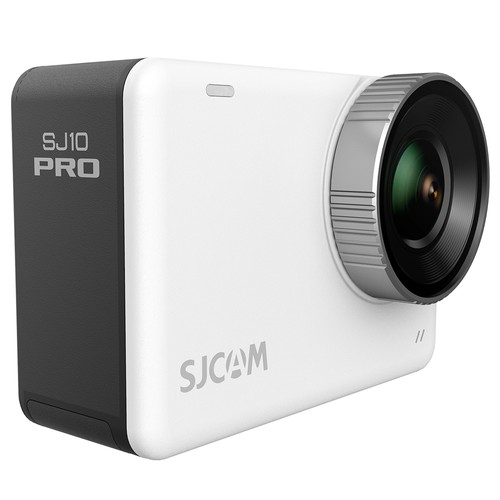 SJCAM SJ0 Pro Sport- und Action-Kamera 4K/60 FPS Sony IMX-Sensor Wasserdicht bis 10 m, 2,33 Zoll IPS-Touchscreen – Weiß