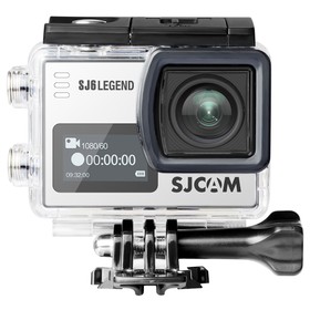 كاميرا SJCAM SJ6 Legend للرياضة والحركة بدقة 4K / 24FPS ، مقاومة للماء ، رمادي