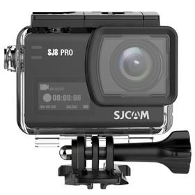 Câmera de ação e esportes SJCAM SJ8Pro 4K/60FPS à prova d'água preta