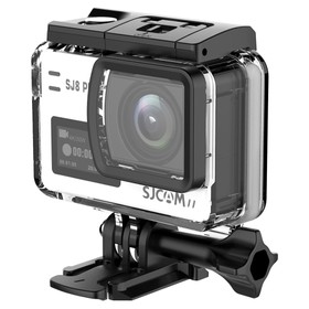 كاميرا SJCAM SJ8Pro للرياضة والحركة بدقة 4K / 60 إطارًا في الثانية مقاومة للماء أبيض