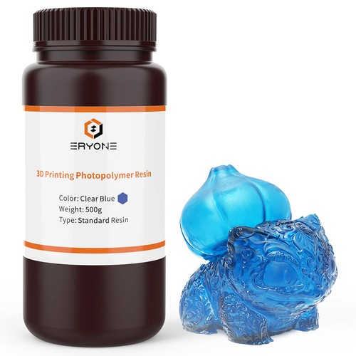 ERYONE 3D Printer Standard Resin Super Low Odor Clear Blue