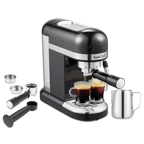 Geek Chef 20 Bar Espresso Machine - Home Latte & - Silver (GCF20E) for sale  online