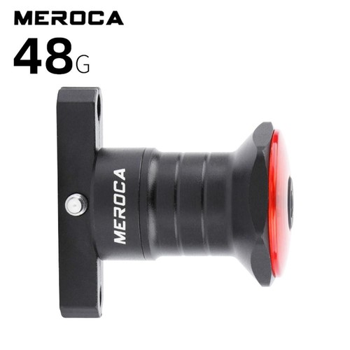 MEROCA WR15 Smart Bike Rücklicht Brake Sensing Fahrradrücklicht mit 500 mAh Akku 7 Lichtmodi für Sattel