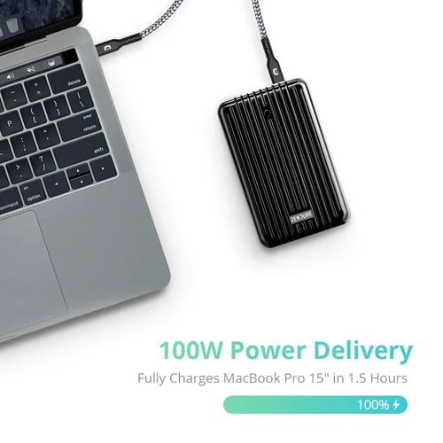 ZENDURE SuperTank 26800mAh/100W PD Portable Power Bank Black