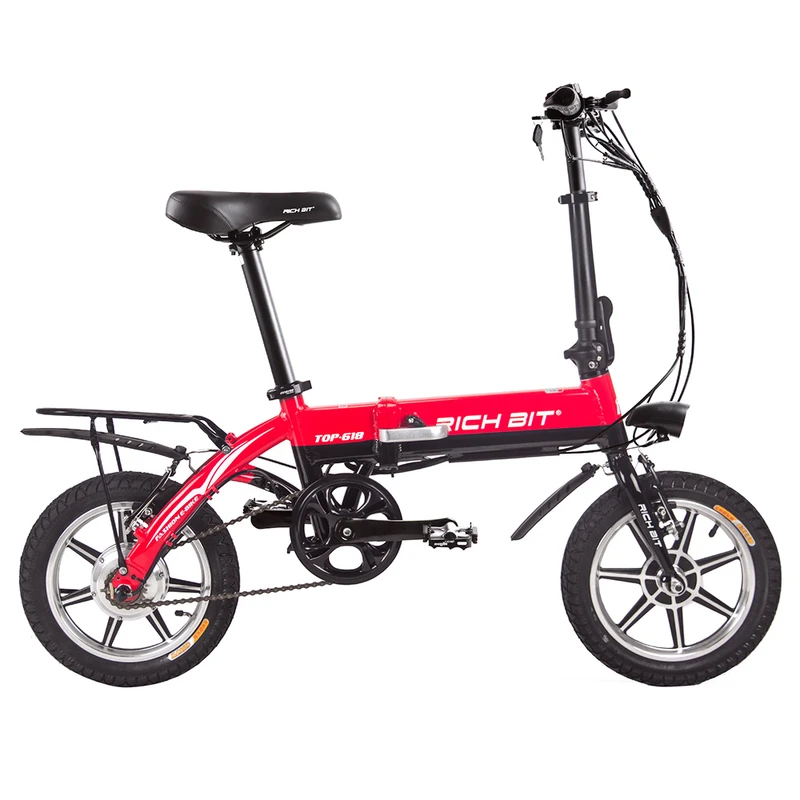 Rich Bit TOP 618 Folding City E-bike 14'' Red