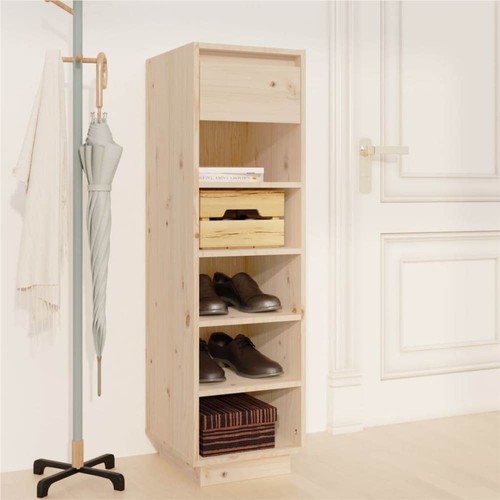 Solid Wood Shoe Cabinet 