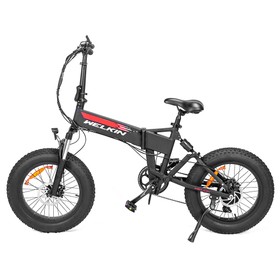WELKIN WKES001 Vélo électrique Vélo de neige 500W Moteur sans balais 48V 104Ah Batterie 203939 Pneus Shimano 7 vitesses  Noir