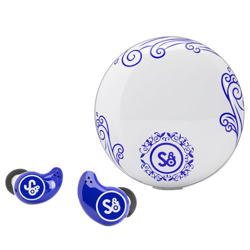 Mifo S hörlurar Aktiv brusreducerande True Wireless Bluetooth 5.2 hörlurar - blå och vit