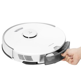 Roborock S7 Pro Ultra Robot Vacuum Cleaner Self-Cleaning &amp; Emptying 5100Pa Powerful Suction 5200mAh Battery 30% Faster Charging LDS Navigation Off-Peak Charging Supported Sonic Mopping Auto-Lifting Mop Alexa Google Home App Control - White