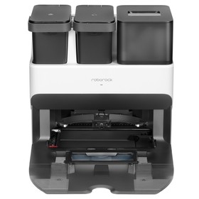 Roborock S7 Pro Ultra Robot Vacuum Cleaner Self-Cleaning &amp; Emptying 5100Pa Powerful Suction 5200mAh Battery 30% Faster Charging LDS Navigation Off-Peak Charging Supported Sonic Mopping Auto-Lifting Mop Alexa Google Home App Control - White