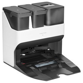 Roborock S7 Pro Ultra Robot Vacuum Cleaner Self-Cleaning &amp; Emptying 5100Pa Powerful Suction 5200mAh Battery 30% Faster Charging LDS Navigation Off-Peak Charging Supported Sonic Mopping Auto-Lifting Mop Alexa Google Home App Control - White