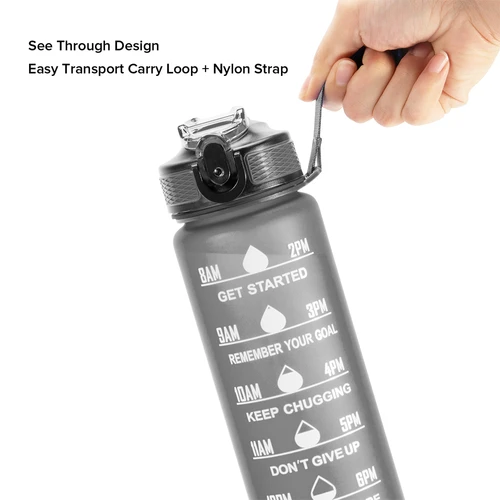 “Level Up Loading” Motivational Water Bottle