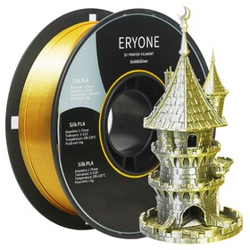 Promotion > 4 kg de filaments PLA ERYONE Silk - 1 kg bleu + 1 kg or + 1 kg  argent + 1 kg vert foncé - code promo Gearbest, BangGood, code promo  Cdiscount ou AliExpress - test/review et avis