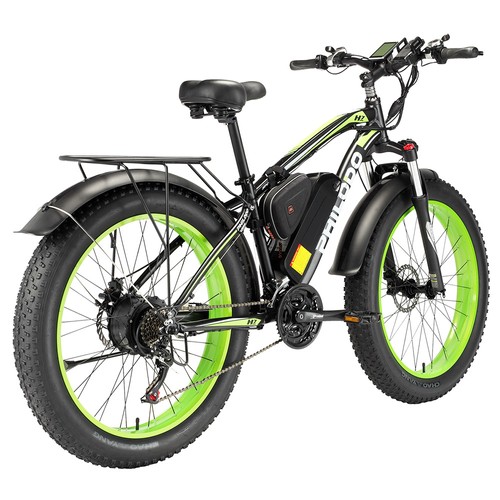 PHILODO H7 2.0 E-Bike 26 Inch Fat Tires 1000W 50Km/h 48V 13AH Black