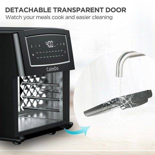 Calmdo AF-120CDEU 1500W 12L Air Fryer Toaster Oven