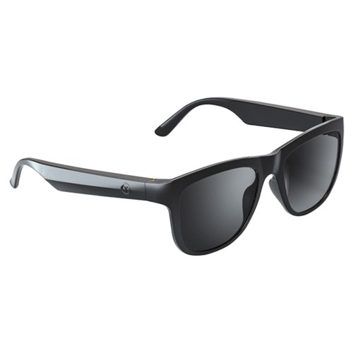 Lenovo Lecoo C8 Smart Music Bluetooth 5.0 Sunglasses HiFi Headset Wireless Driving Glasses with HD Mic - Black Lens