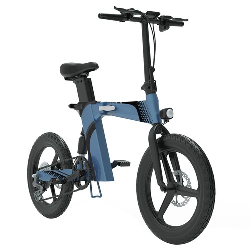 Z7 Elektrofahrrad 250 W bürstenloser Motor 36 V 8 Ah Batterie 20 Zoll Reifen, 25 km/h Höchstgeschwindigkeit, 30–40 km Reichweite, 120 kg Last – Blau