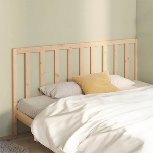 Bed Headboard 206x4x100 cm Solid Wood Pine