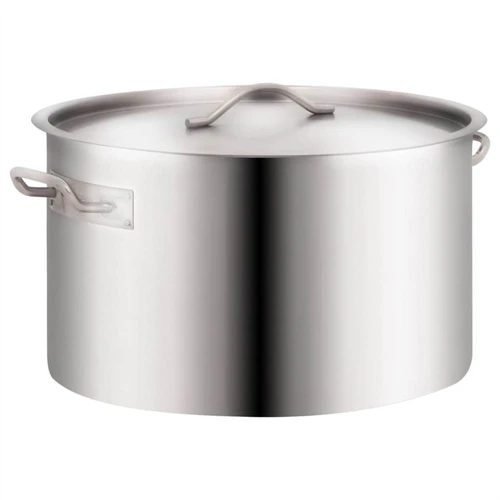 2 Piece Stock Pot Set 58/32 L Stainless Steel