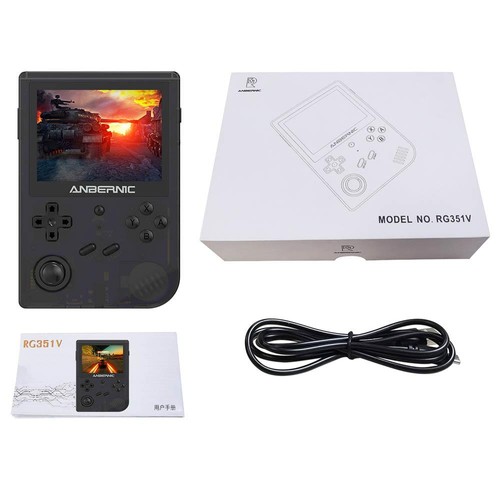 ANBERNIC RG351V  16GB➕128GB クリアブラック ANBERNIC RG351V 16GB Handheld Game Console Black