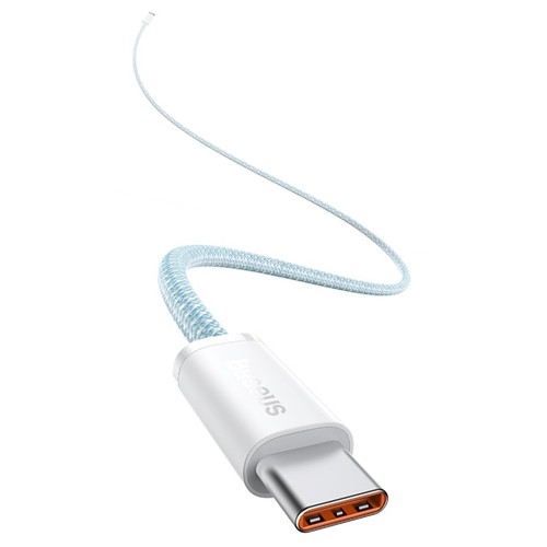 Baseus 100W 2m snabbladdningskabel, typ-C till typ-C-kabel, PD snabbladdarsladd för Xiaomi Samsung telefon iPad - blå