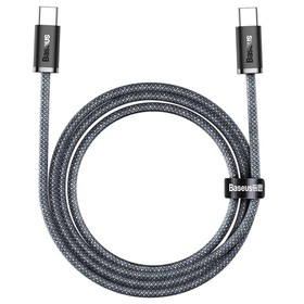 Cable de carga rápida Baseus 100W 2m gris oscuro azul