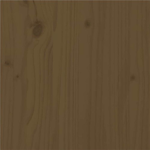 Bettgestell honigbraun Massivholz Kiefer 120x200 cm