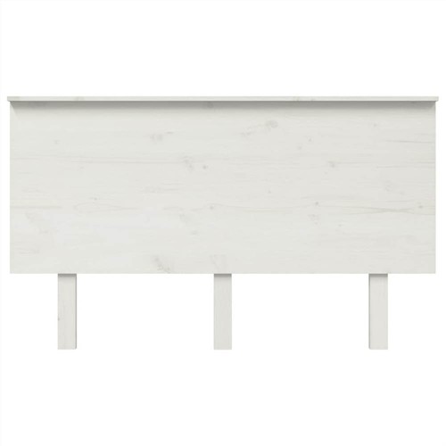 Bettkopfteil Weiß 184x6x82,5 cm Massivholz Kiefer