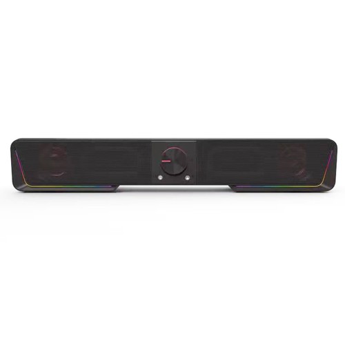 Redragon GS570 Darknets RGB Bluetooth Sound Bar 2.0 Channel med dubbla högtalare och dynamisk belysning - svart