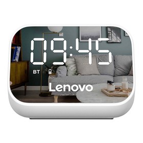 Despertador com alto-falante de mesa Lenovo TS13 branco