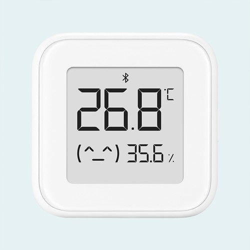 Xiaomi Mijia Bluetooth-termometer Hygrometer, Ink Screen Smart Temperature Fuktighetsmätare, 2 år lång batteritid - vit