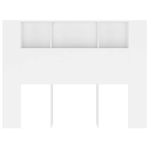 Kopfteilschrank Weiß 140x18,5x104,5 cm
