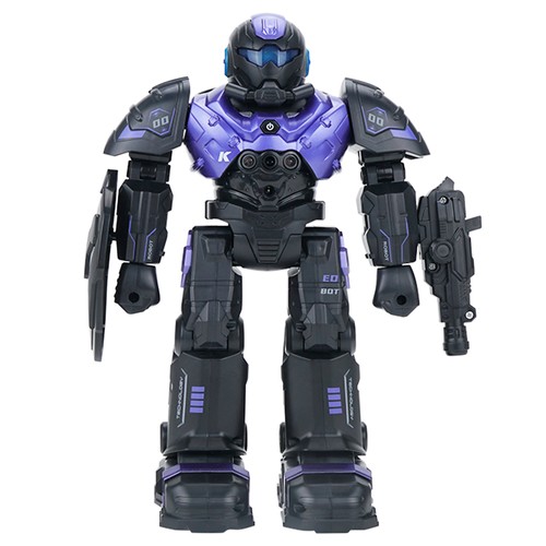 JJRC R20 CADY WILO 2.4G Remote Control Robocop Firing Bullet Programming Robot with Sound Light - Purple