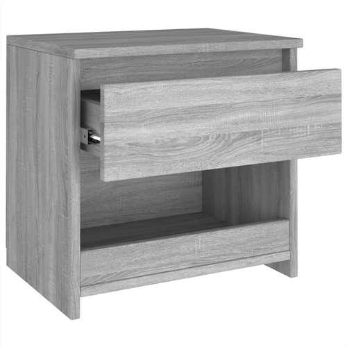 Bedside Cabinets 2 pcs Grey Sonoma 40x30x39 cm Engineered Wood