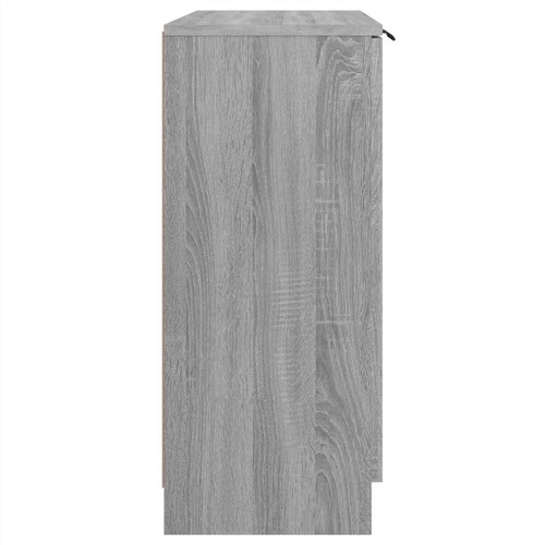 Sideboard aus grauem Sonoma-Holzwerkstoff