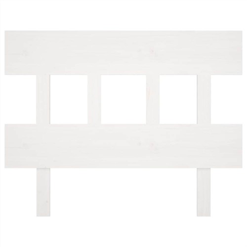 Bettkopfteil Weiß 103,5x3x81 cm Massivholz Kiefer
