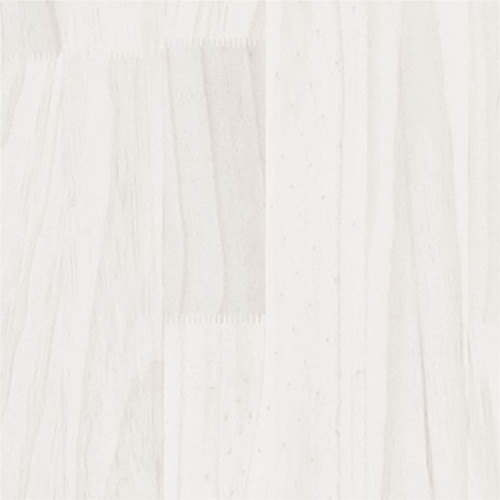 Bettrahmen Weiß Massivholz Kiefer 160x200 cm