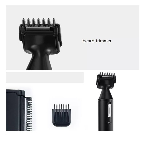 HTC AT-030 4-in-1-Frauen-Männer-wiederaufladbares Trimmer-Kit, elektrischer Nasen-Augenbrauen-Koteletten-Trimmer-Haarentfernungs-Körper-Groomer