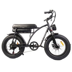 BEZIOR XF001 Retro elektromos kerékpár 1000W 12.5Ah 48V 20 hüvelykes fekete