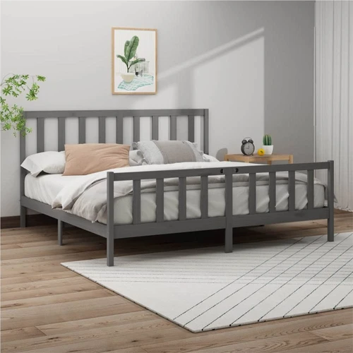 12x16 Frame Grey Solid Wood Canvas Frame Width 1.125 Inches - Bed