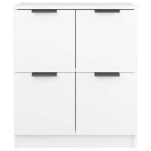 Sideboards 2 pcs White 60x30x70 cm Engineered Wood