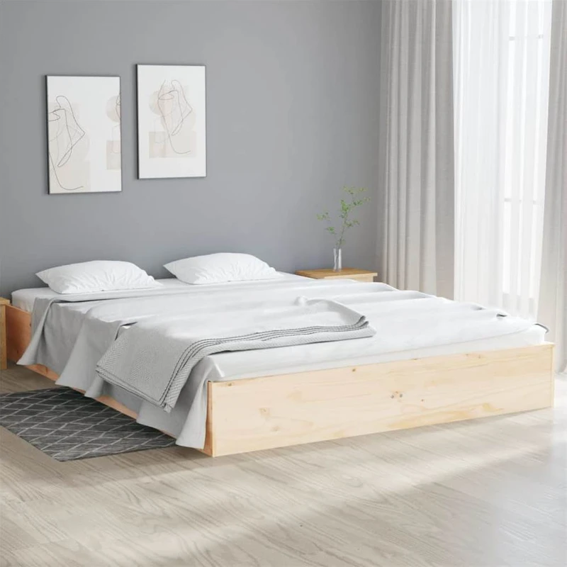 Bed Frame Solid Wood 120x190 cm 4FT Small Double