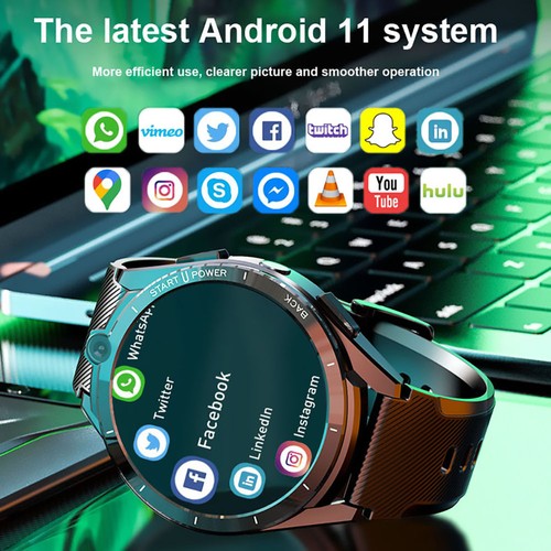 LEMFO LEM16 Smartwatch for Men 4G LTE Watch with 900mAh