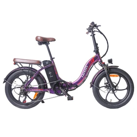 Bicicleta eléctrica plegable para adultos, bicicleta eléctrica de neumático  grueso de 16 pulgadas x 3.0, bicicleta eléctrica plegable de 350 W